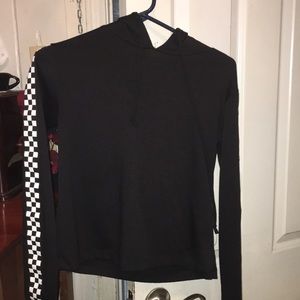 Black and white checkered hoodie